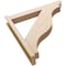 Ekena Millwork 6-in W x 38-in D x 38-in H Funston Slat Rough Cedar Woodgrain TimberThane Outlooker, Primed Tan OUTUR060X38X38FST24RCPR - alternate 5